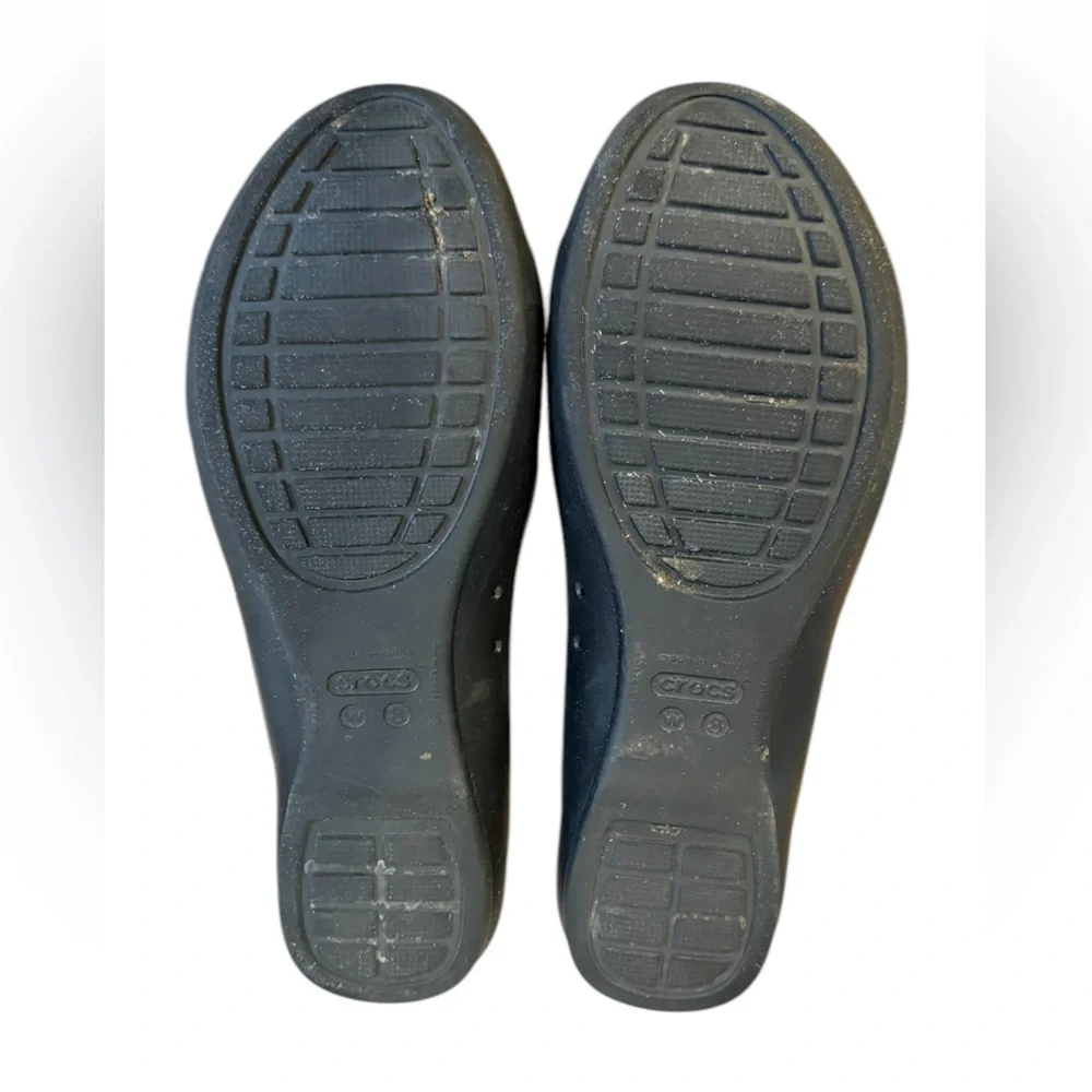 CROCS Gianna Black Ballet Flats Women’s Size 8